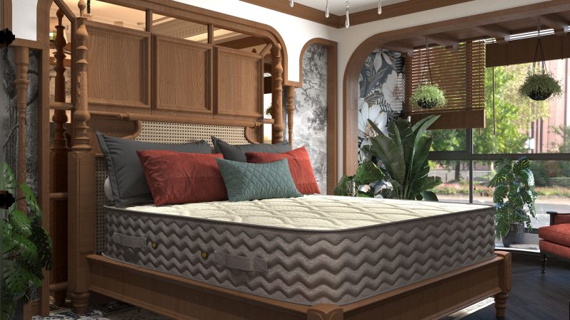 مرتبة Latex Hybrid تنفس طبيعي ودعم متكامل مع متانة وفخامة فائقة مرتبة Latex Hybrid بتقنية التنفس الطبيعي، دعم كامل للجسم، متانة عالية وفخامة المواد المستخدمة.