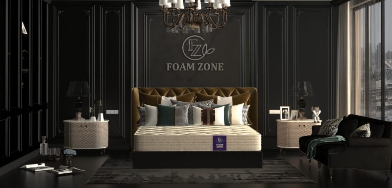 مرتبة Superme Zone: متانة وفخامة وراحة متكاملة مع دعم مثالي للعمود الفقري مرتبة Superme Zone بدواعم جانبية وعرضية، طبقة عزل سفلية، قماش فاخر بكثافة عالية، طبقات إسفنجية متعددة، ونوابض منفصلة بتقنية Multi Zones