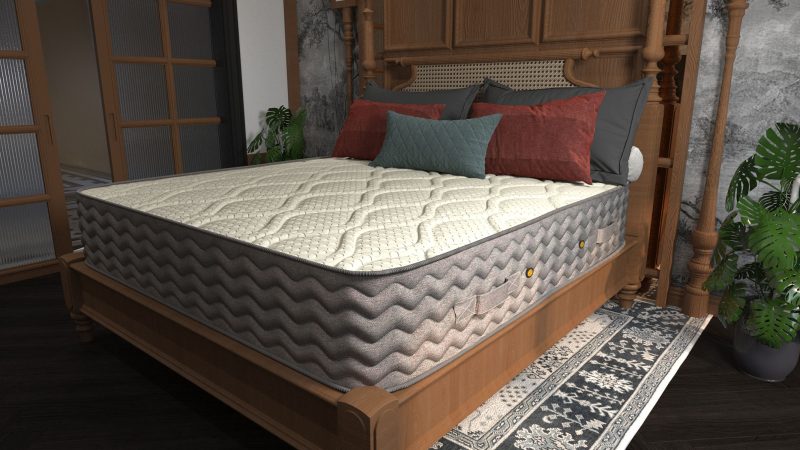 مرتبة Latex Hybrid تنفس طبيعي ودعم متكامل مع متانة وفخامة فائقة مرتبة Latex Hybrid بتقنية التنفس الطبيعي، دعم كامل للجسم، متانة عالية وفخامة المواد المستخدمة.