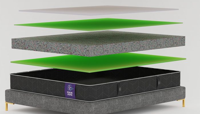 مرتبة Memory Zone: راحة فائقة ودعم متكامل بتقنية الميموري فوم والنوابض المزدوجة مرتبة Rest Zone بإسفنج طبي قاسي، دعم مثالي لكبار السن، قماش فاخر مضاد للبكتيريا وطبقات إسفنجية خاصة