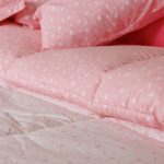 لحاف تركي وردي فاخر من القطن الطبيعي