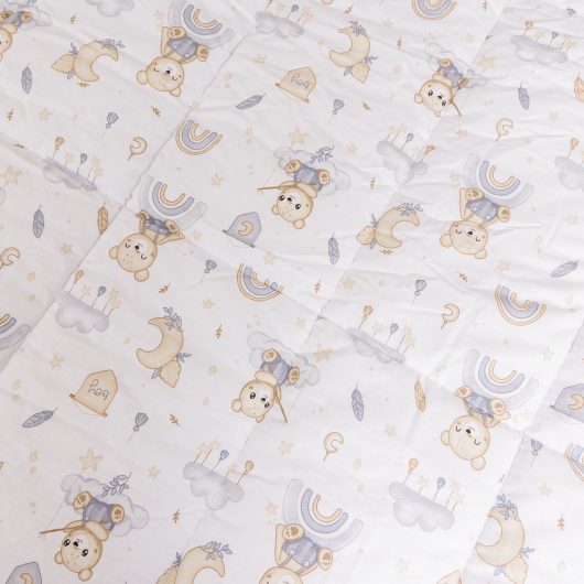 طقم لحاف سرير أطفال بتصميمات ملونة وجذابة