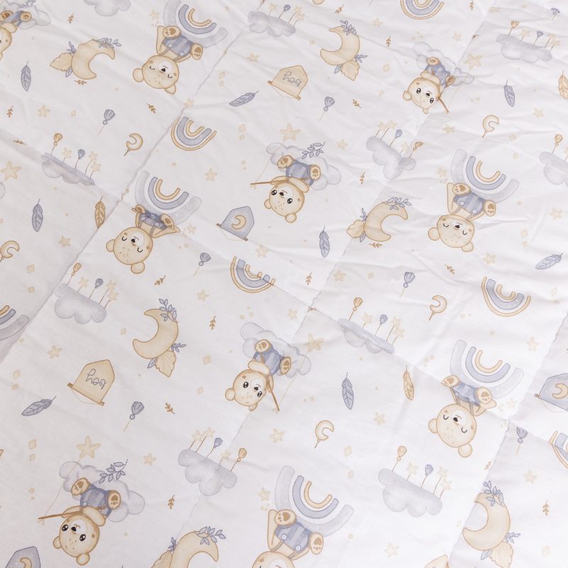 طقم لحاف سرير أطفال بتصميمات ملونة وجذابة