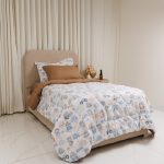 طقم لحاف سرير أطفال بتصميمات ملونة وجذابة