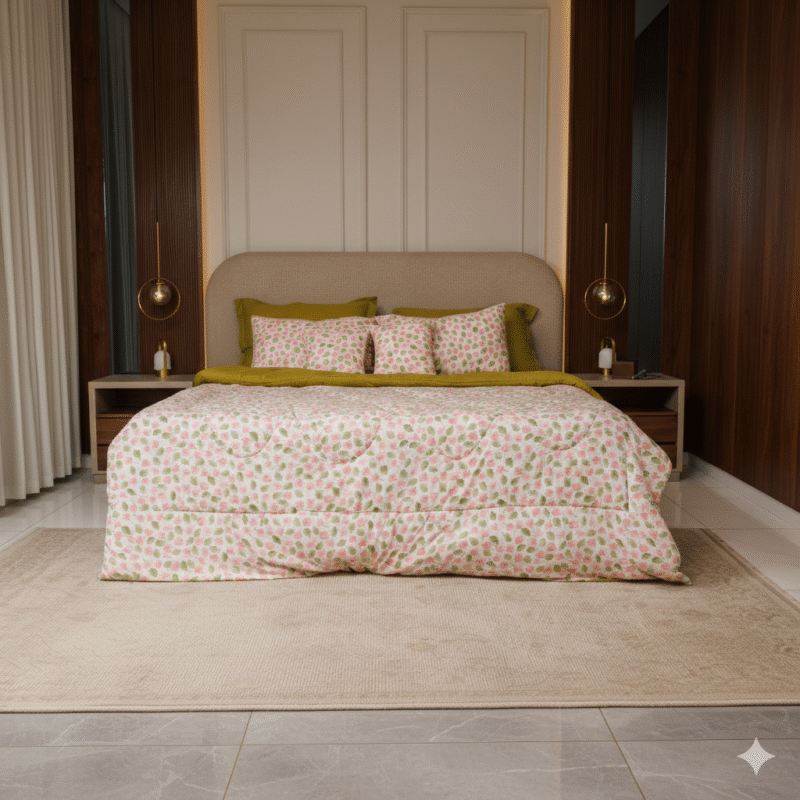 طقم لحاف 10 قطع مايكروفايبر صيني بتصميم عصري