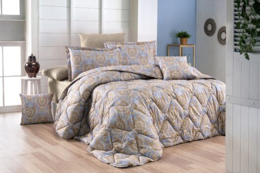 لحاف تركي ساتان 8 قطع قطن %100