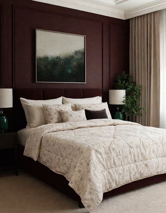 طقم لحاف 10 قطع مايكروفايبر صيني بتصميم عصري