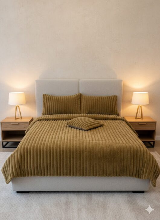 طقم لحاف تركي شتوي 6 قطع قطن 100% مع حشوة مايكروفايبر بتصميم عصري